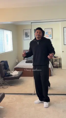classy outfit idea 💡 #mensfashion #quarterzip 