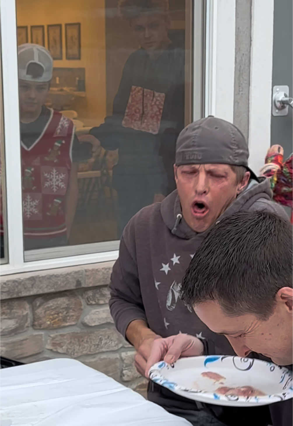 Safe to say uncle Cody did NOT have a good time #fyp #surstrommingchallenge #surstrommingfish #christmas 