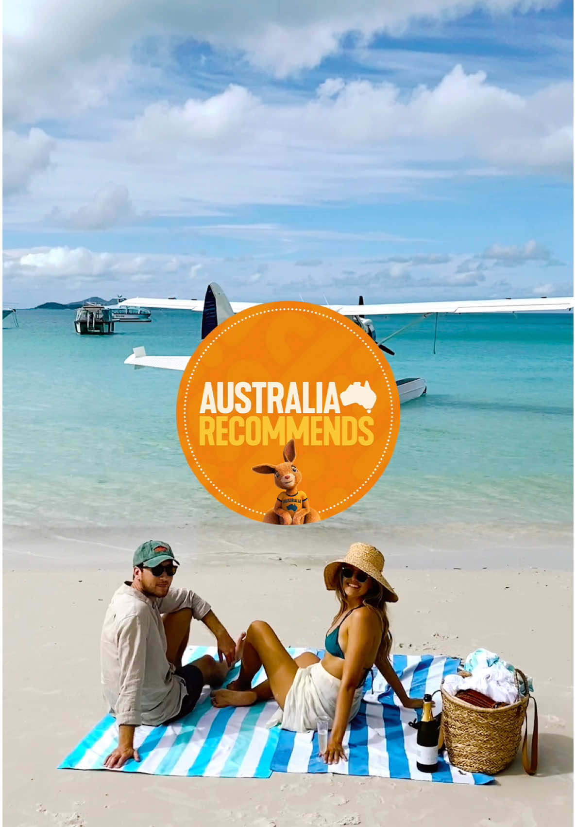 ⭐ Voted by Aussies: Whitsundays - The most romantic getaway ⭐ If you ask Aussies where they prefer to escape for a loved up holiday, many will tell you to head to the palm-fringed shores of the Whitsundays 🥰 A combination of 74 pristine islands dotted around the Great Barrier Reef and gorgeous mainland towns make the Whitsundays a truly stunning place to reconnect with nature. From private islands to waterfront resorts, the stays here are nothing short of spectacular - and the experiences even more so. Soar over Heart Reef for the ultimate lovey-dovey moment and ease into island time with days spent adventuring on the reef and relaxing on the sand. 📍: @Visit Whitsundays, @Queensland, Australia  #SeeAustralia #ComeAndSayGday ID: Title frame over video reads 