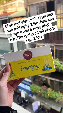 Nước muối sinh lý Fysoline hộp vàng 20 ống*5ml .Hỗ trợ giảm sổ mũi viêm mũi ngạt mũi cho bé.Dùng liên tục trong 5 ngày#xuhuong #nươcmuoisinhlyfysolinevang 