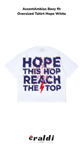 AccentAmbios Kaos Boxy Pria Wanita fit Oversize Hope White Streetwear  #tshirt  #kaos  #kaospria  #kaoscowok  #kaosoversize  #kaosunisex  #kaosdistro 