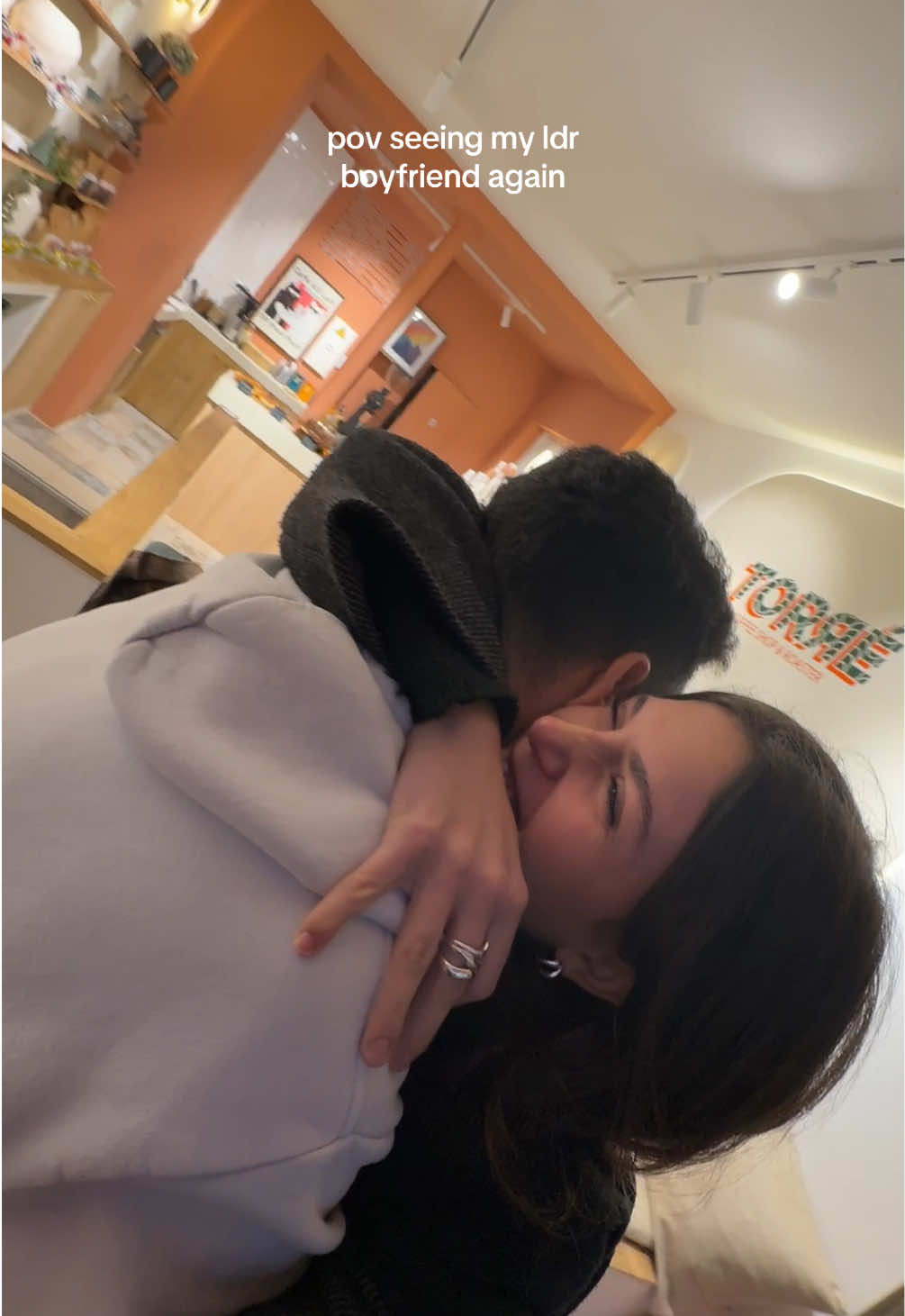 one of the shortest times without seeing each other🤍 just 1 month! #ldr #longdistancerelationship #longdistance #longdistancecouple 