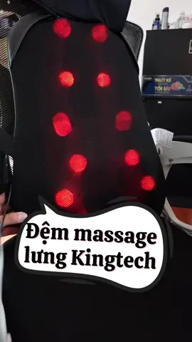 Đệm massa lưng kingtech #dinhtuanriviu #demmassagelung 