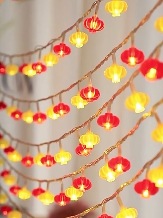 Dây đèn led nháy trang trí Tết, hình đèn lồng 8 khía mềm dẻo, đa sắc nhiều chế độ chạy. #dennhaytrangtritet #dennhapnhay #daydentrangtritet #daydennhaytrangtri #denlednhapnhay #dennhaytet #dennhaytet2025 