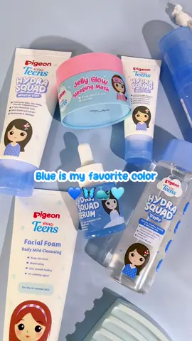 Blue is my favorite color😍✨ #PigeonTeensIndonesia #MakeupRemaja #SkincareRemaja 