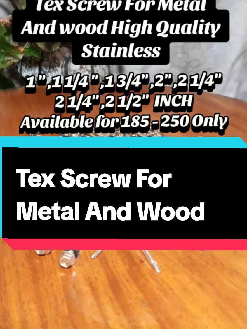 Tex Screw For Metal and Wood hex nut head style high Quality in different sizes with different prizes #texscrew #texscrewformetal #texscrewforwood #texscrewformetalandwood #construction