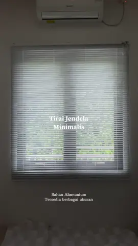 Tirai yang bikin kamar lebih rapih dan estetik ᡣ𐭩 #roomdecor #venetianblinds #tirai 