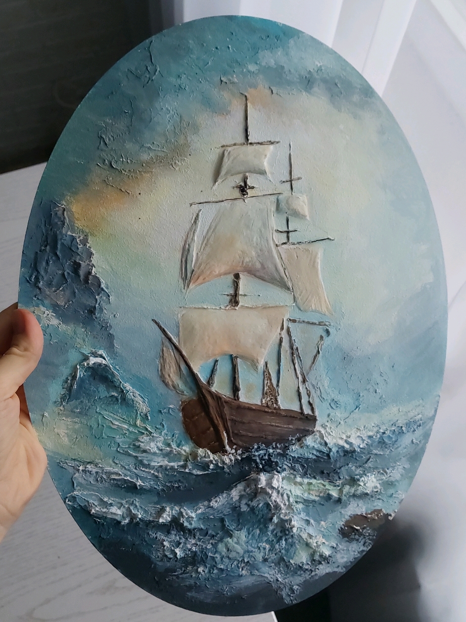 #sculpture #sculpturepainting #texturedpainting #relief 