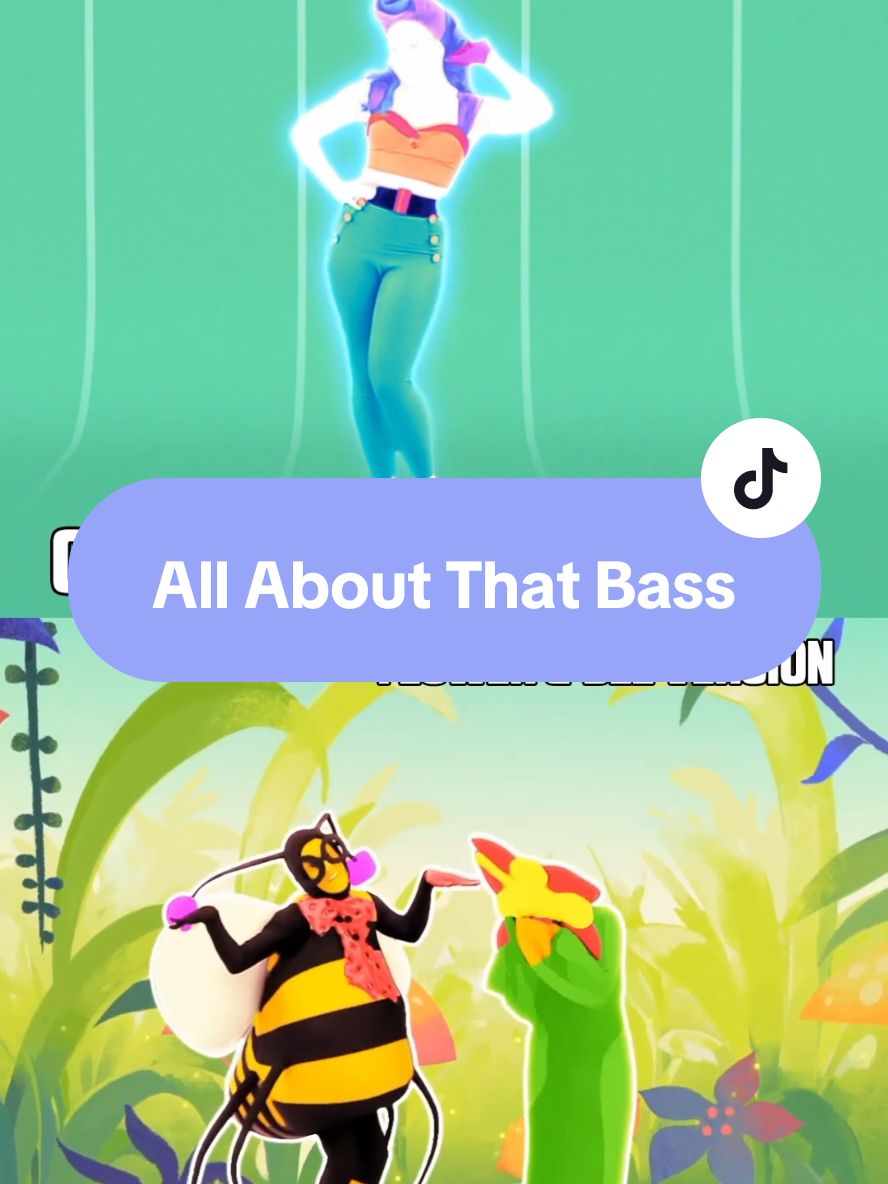 Just Dance Comparison - All About That Bass by Meghan Trainor - Classic x Flower & Bee Version #allaboutthatbass #meghantrainor #justdance #comparison #justdance2016 