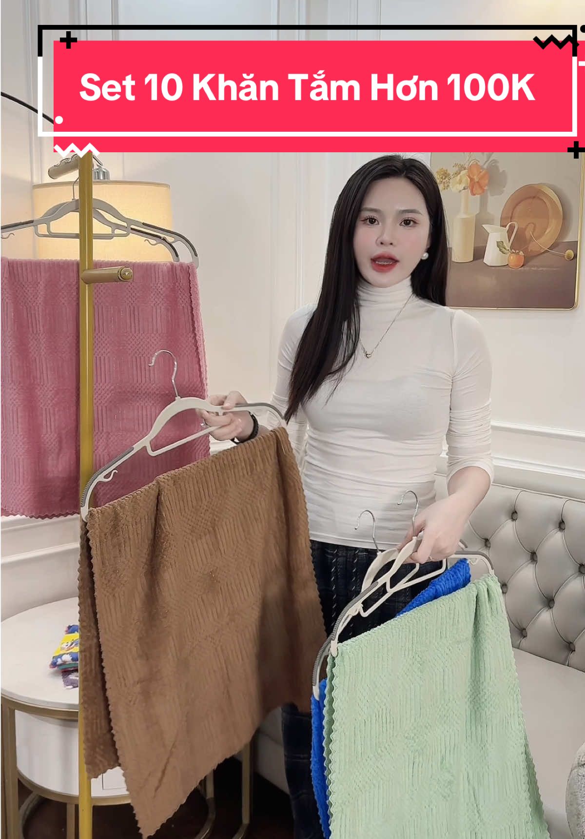 Combo 5 Khăn Tắm Đi Kèm Thêm 5 Khăn Đa Năng. Khăn thấm hút mềm mịn #champhan #champhanreview #châmphan #review #khăn #khantam #setkhantam #combokhantam #khantammemmin #khantamthamhut #dodunggiadinh 