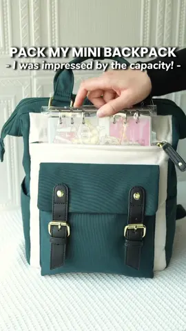 🙀Unbelieveble capacity of this mini 14-inch backpack! You won't believe how much i packed into this cuteeeeeeee bag!🎒💗 #TikTokShopYearEndSal #minibag #smallbag #schoolbag #lovevook #girly #fyp #bags # #fyp #backpack #gift #shopnow #MustHave #bag 