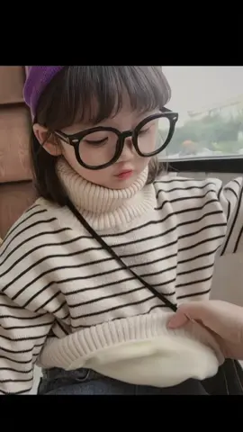 Áo Len Trẻ Em Áo Len Cổ Lọ Kẻ #xuhuong #thoitrang #thoitrangnu #aokhoactreem 