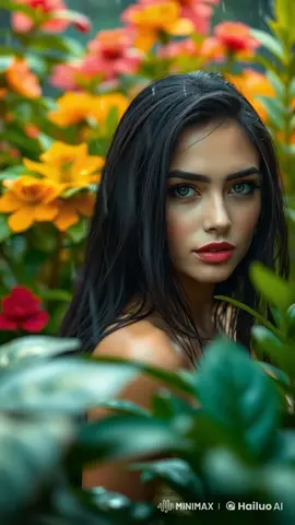 Gorgeous woman in the garden! #FierceFemales #TikTokArt #PortraitArt #PhotographyLovers #beauty #portrait #prettygirls #ArtisticVibes #ElegantVibes 