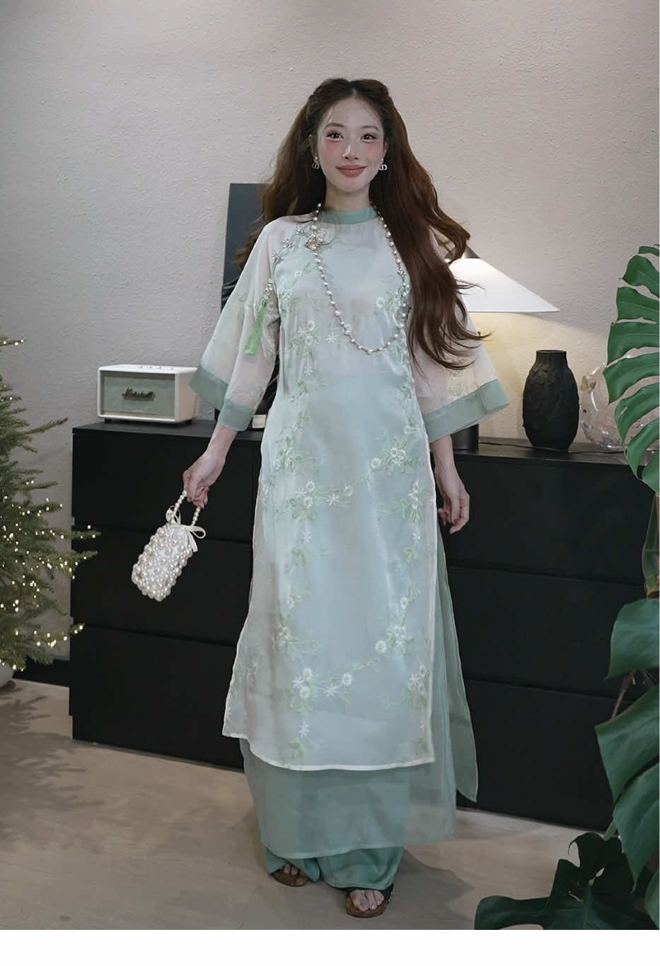 Tết ơi tết à 🧧 #bũnboutique #truongthicamvan92 #xuhuongtiktok #bũnstore #aodaitet #aodai #tet2025♥ 