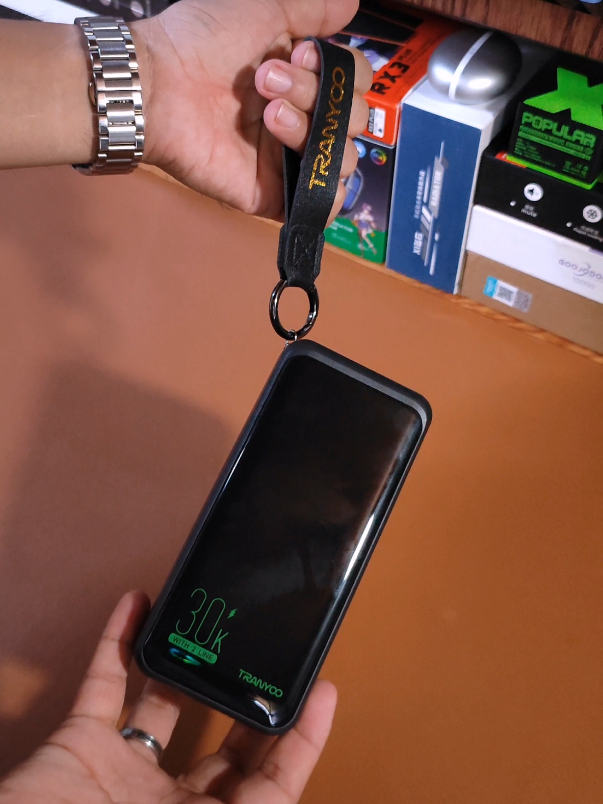TRANYOO K18 30000mAh Original Powerbank 22.5W Fast Charging Built-in Type-C & Lightning 💙✅ #tranyoo #powerbank #powerbankmurah #powerbankmini #powerbankviral #powerbankfastcharging 