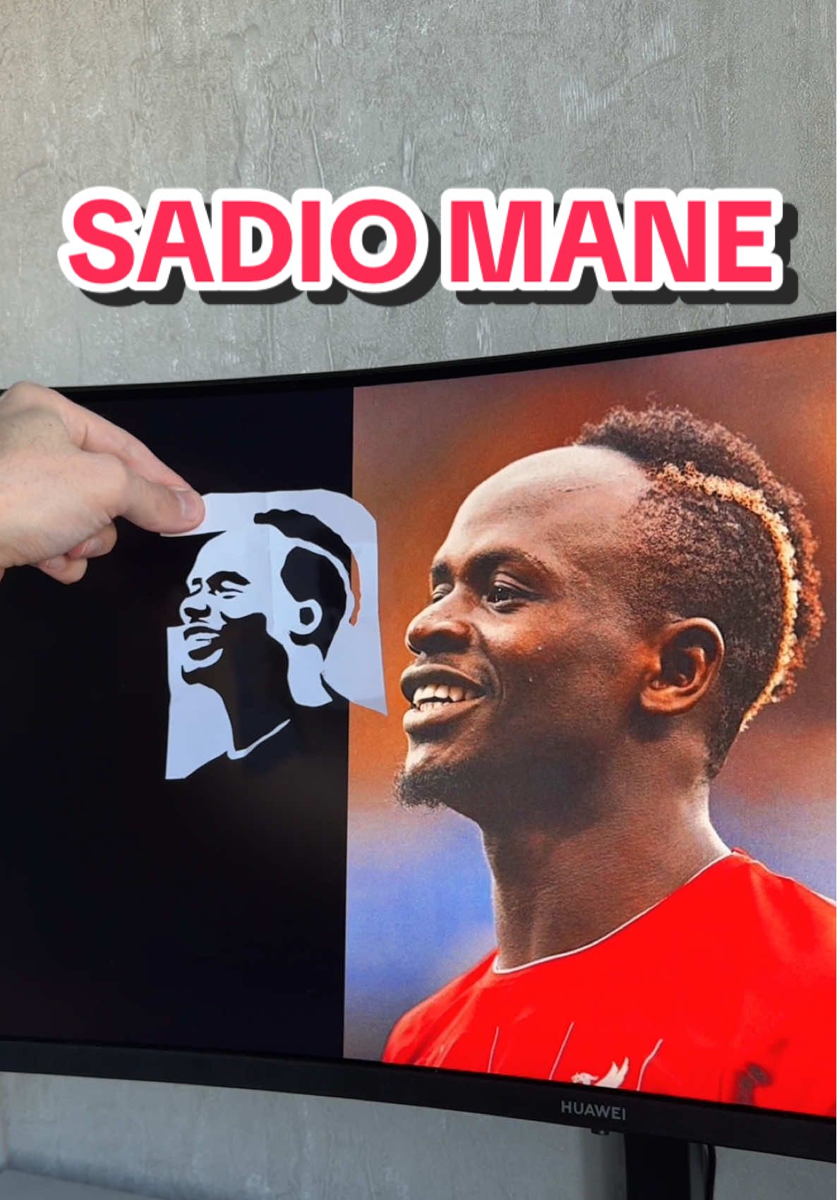 Sadio Mane ✂️☺️ #art #sadiomane #football #cut #paper 