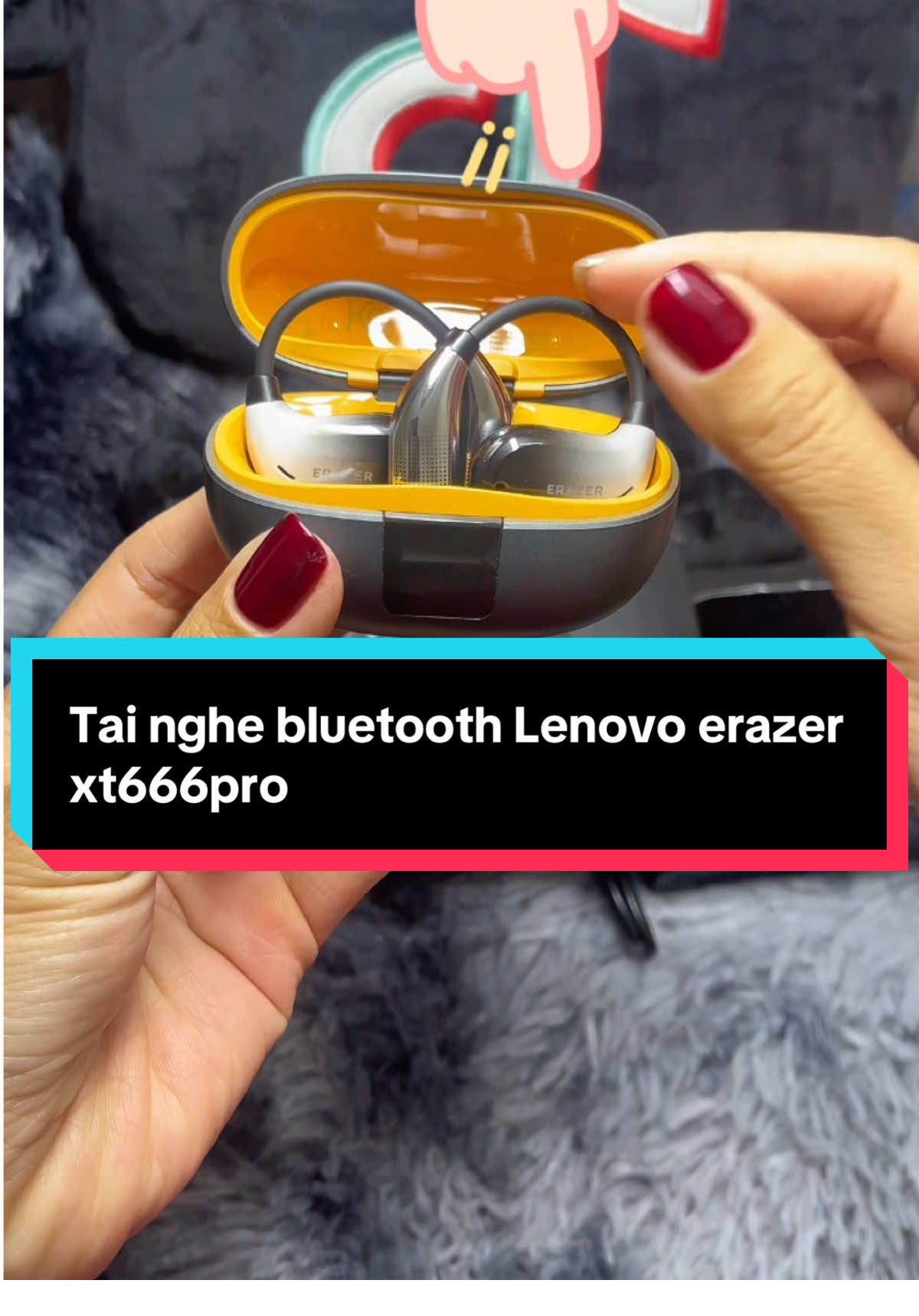 Tai nghe bluetooth Lenovo Erazer âm thanh rõ nét, âm trầm tốt, màn hình led, đeo vành tai và được bảo hành lên đến 2 năm. #tainghebluetooth #tainghelenovo #tainghebluetoothkhongday #xuhuong 