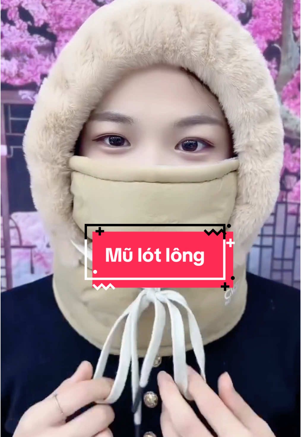 Mũ lót lông giữ ấm bảo vệ đầu cổ  #mutrumdauchongret #mutrumdauchongret #mulotlong #mutrumdau 