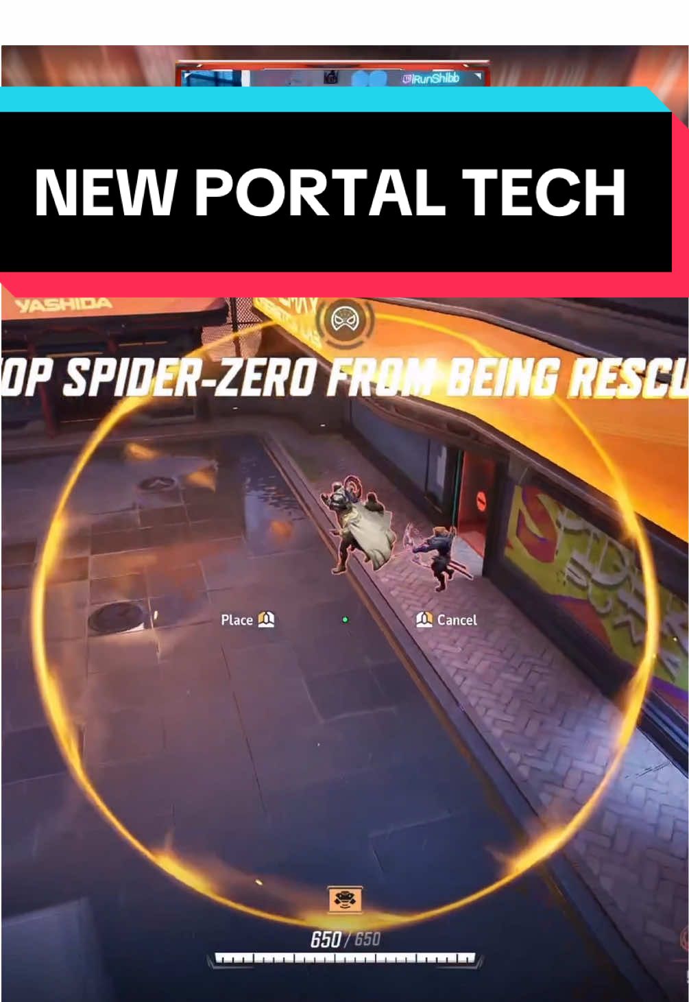 New Doctor Strange Portal Tech #marvel #rivals #marvelrivals #overwatch #doctorstrange 