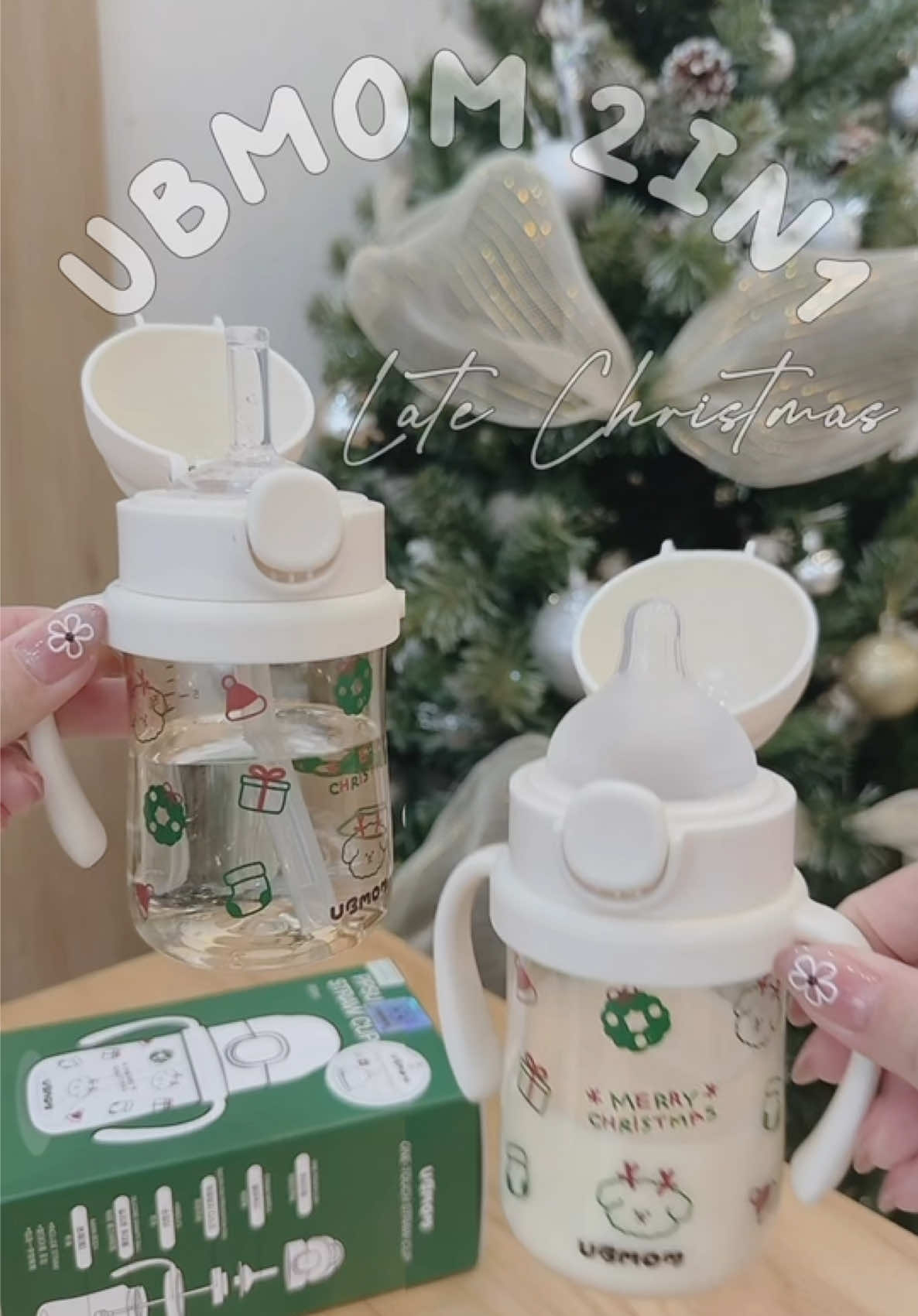 Đu trend muộn cho Gia Lưn. Ubmom xưn quá trời ui .....  🎄🎄##megialinh #ubmom #binhsua🍼 #noel 