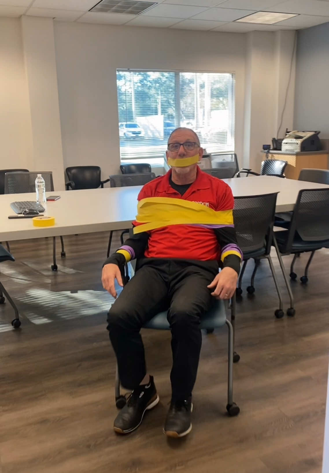 Our manager called Bill right after we tied his hands to the chair 😬 #gordonchevy #fypシ #trending #carsales