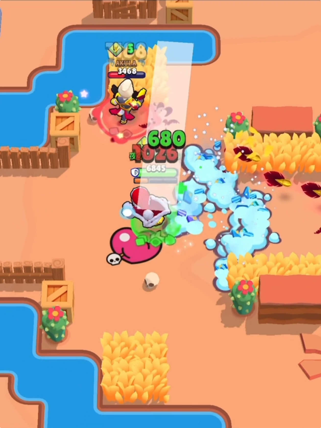 The best Stu tiktoker #brawlstars #fyp #stu #skill #0ping 