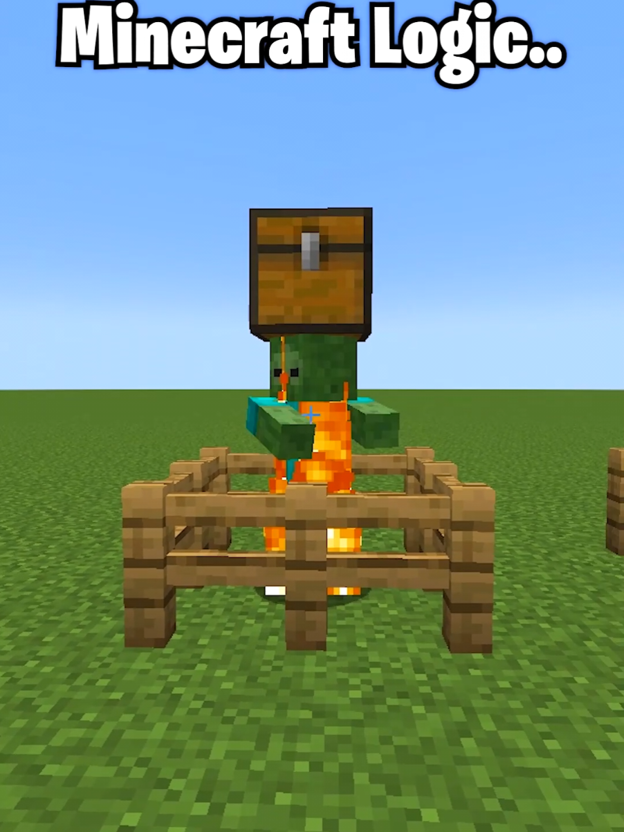 Minecraft Logic😅 (もういいよ) #Minecraft #logic #minecraftmemes #fyp #fypシ 