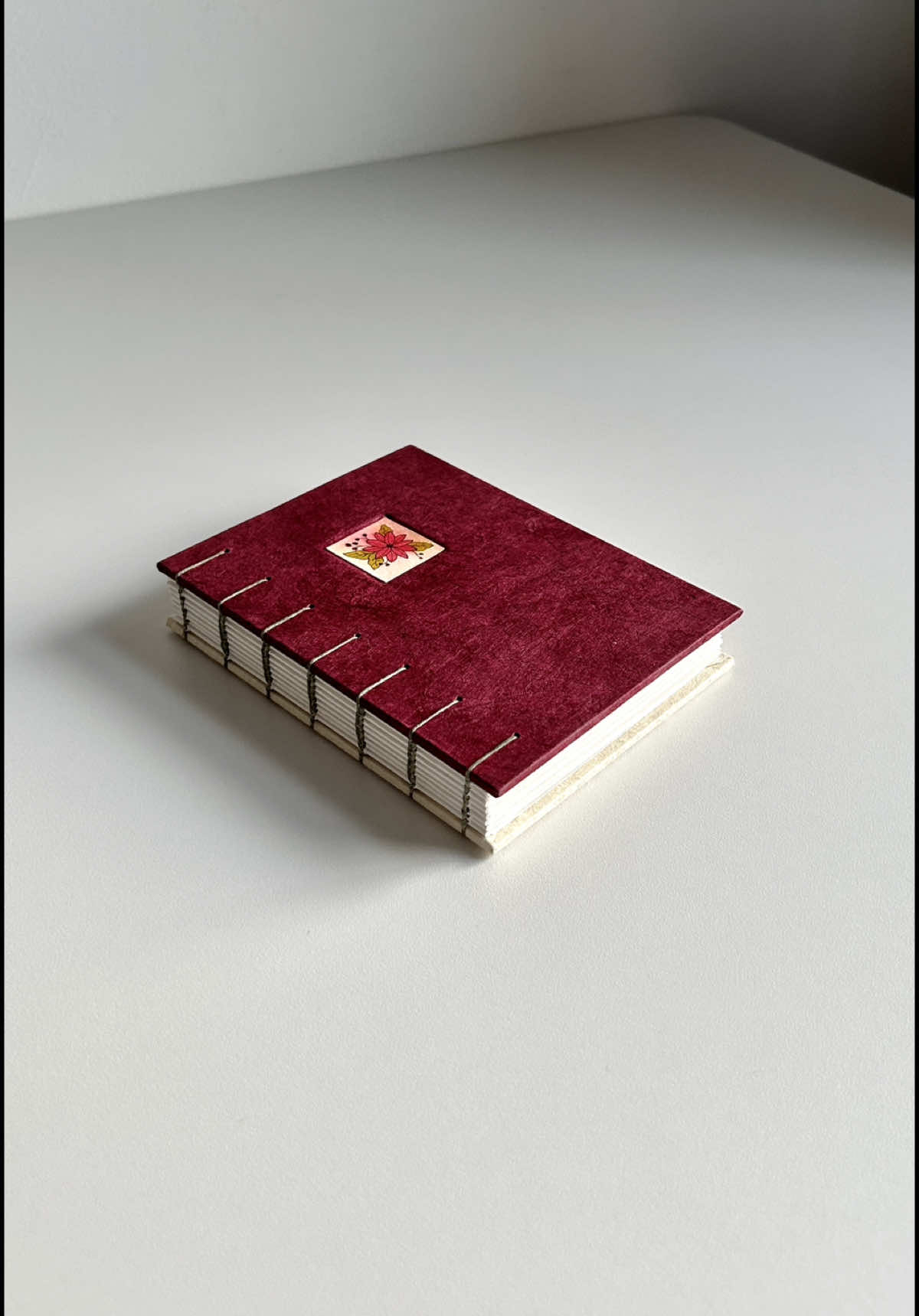 making a sketchbook 🌺🪡📖