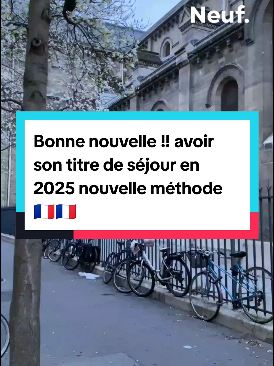 Avoir son titre de séjour en 2025 nouvelle méthode. #france🇫🇷 #tiktokfrance #paris #francais #info #information #fyp 
