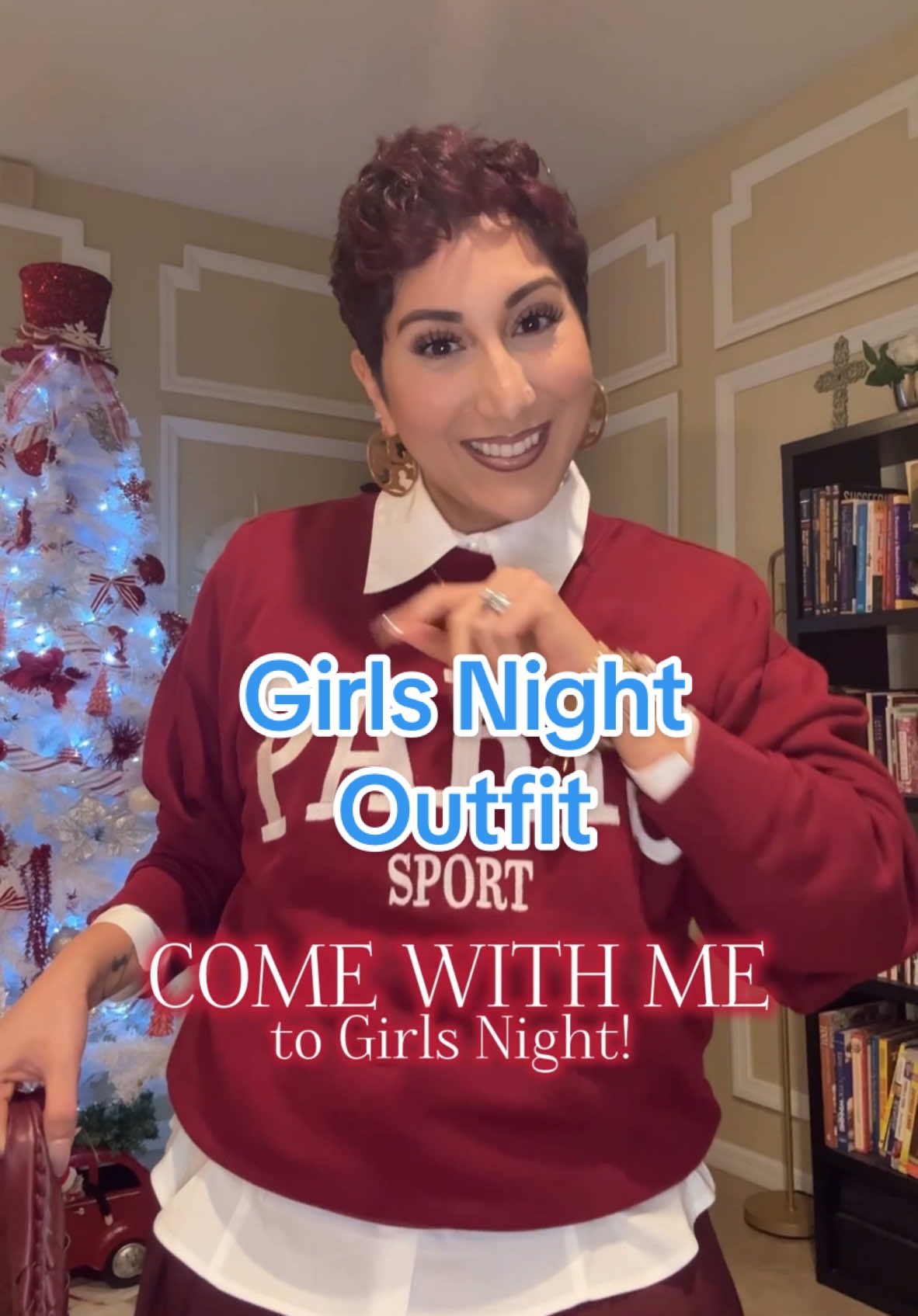 Come with me to Girls Night 🎄 Christmas Edition and just what we needed to kick off this week!  #girlsnightout #girlsnightoutfit #OOTD 