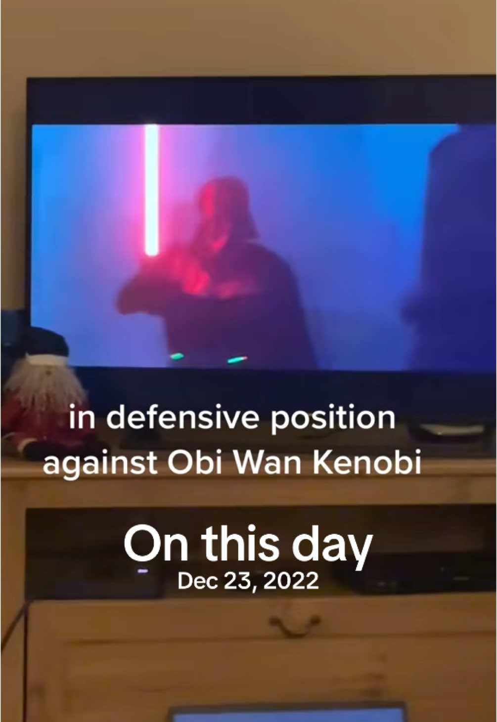 #onthisday still an iconic fight #starwars #starwarsfan #starwarstok #obiwankenobi #kenobi #kenobishow #kenobiseries #disneyplus #disney #vader #darthvader #lightsaber #lightsaberduel 
