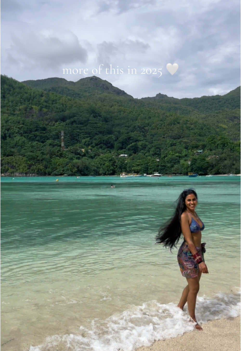 2025 please be good to me 🥹✨🫶🏽 #seychelles #beach #Love #holiday #2025 #indian #indiangirl #beach #bikini #Fitness #fyp #foryoupage 