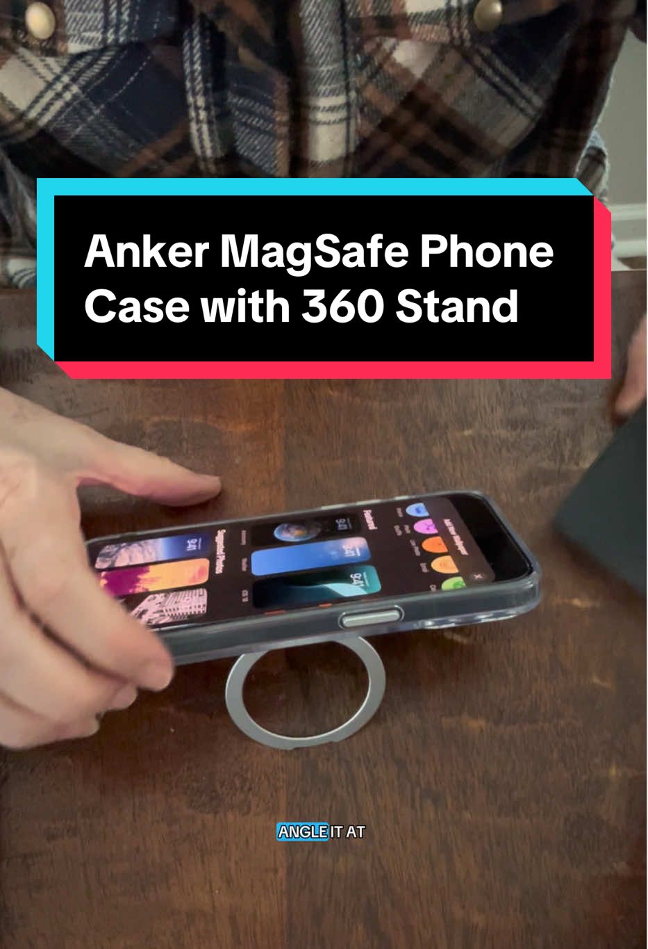 Anker MagSafe Magentic Phone Case with 360 Degree Rotating Stand #magneticphonecase #phonecase #360phonerotation @AnkershopUS @AnkerOfficial 