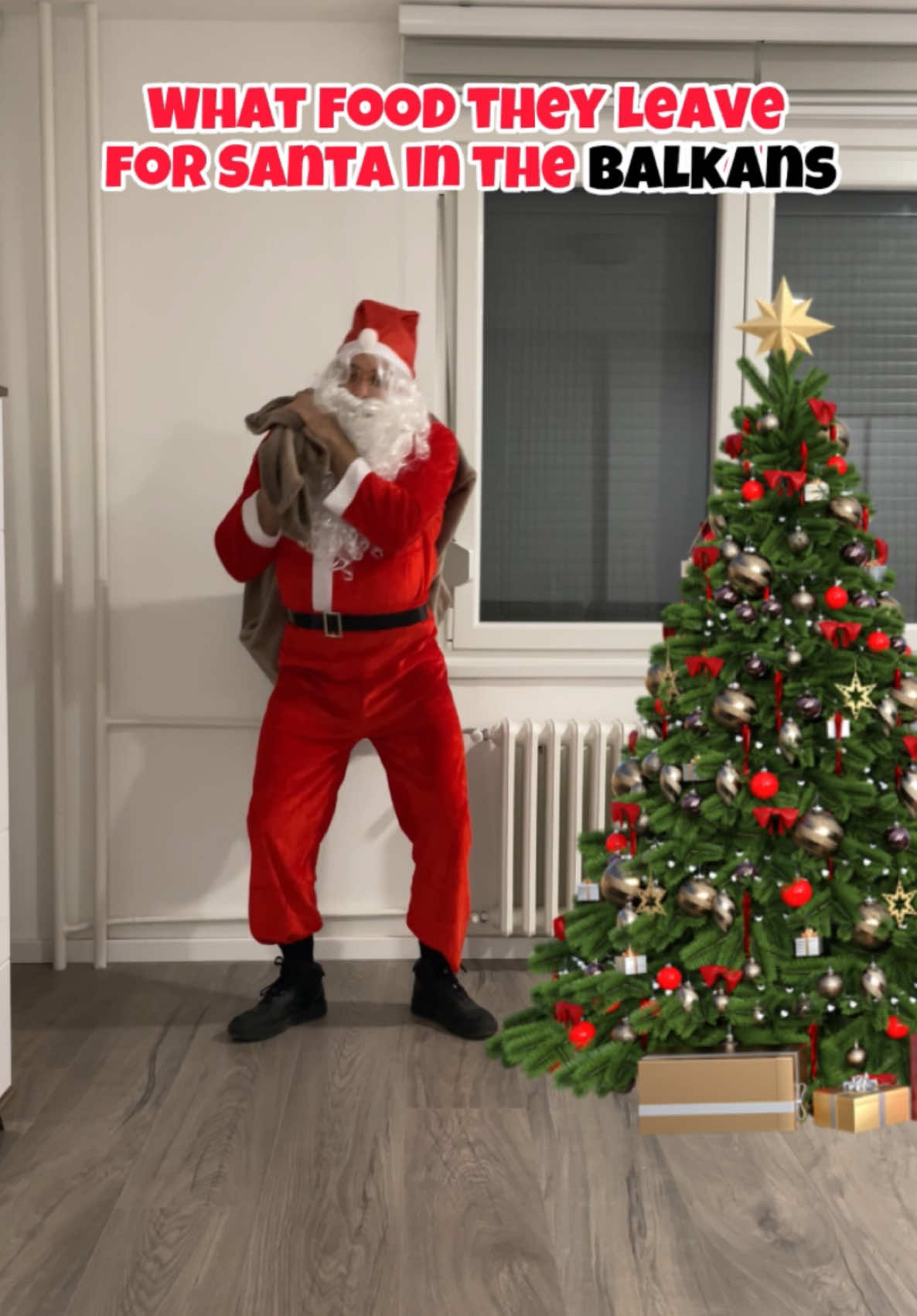 America vs Balkan - What food they leave out for Santa Claus 🎅🏼🎄 #xmas #christmas #bozic #santa #fyp #fy #balkan #santaclaus 