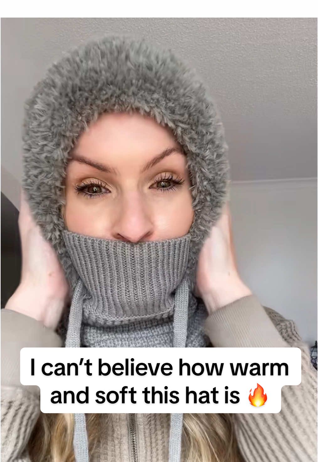 I immediately ordered every color #hat #winterhat #beanie #winterfashion #furryhat #fashiontiktok #coldweatherfashion  