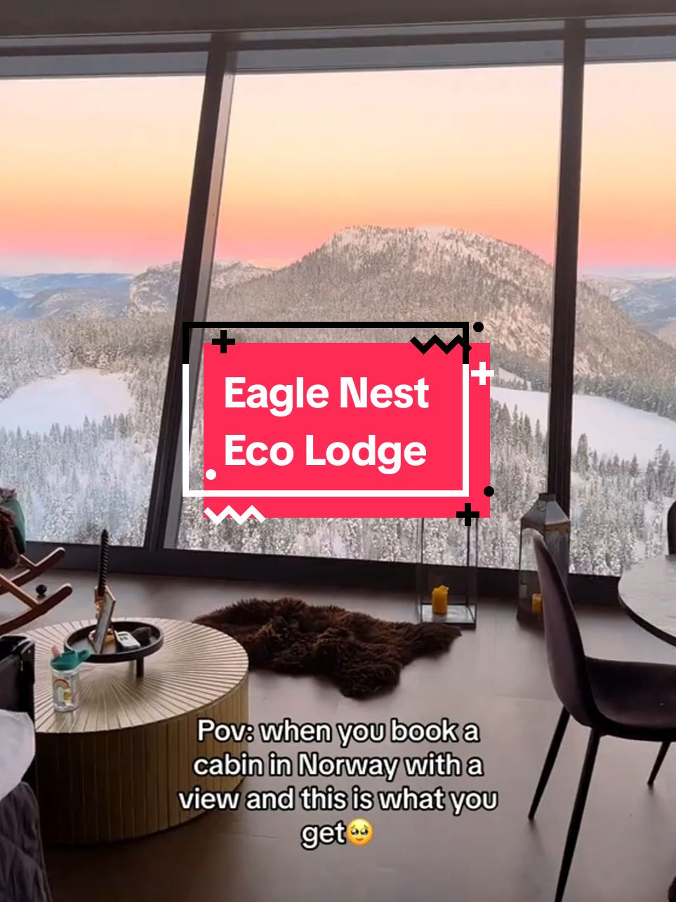 #PlacesToVisit #adventure #travel #travelinspiration #bucketlist #EcoFriendly Eagle Nest Eco Lodge @AarboghBjerke - Norway🇳🇴 cc delara_official, hotel_wishlist