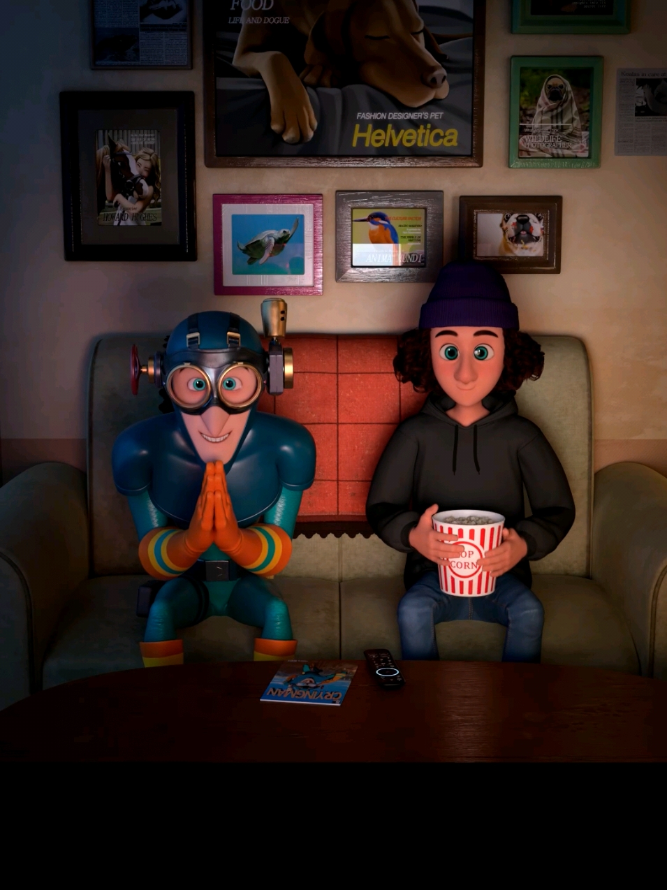 Our resolution this season is going to be to watch fewer Christmas movies with Crying Man: since they're all about weeping, it leaves us all wet! #heroinside #cartoon #comedy #superheroes #superhero #crying #cryingman #humor 