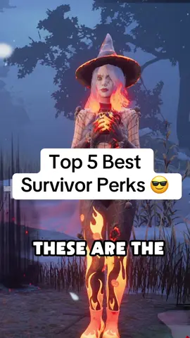 Top 5 Best Survivor Perks in DBD 😎 #dbd #deadbydaylight 