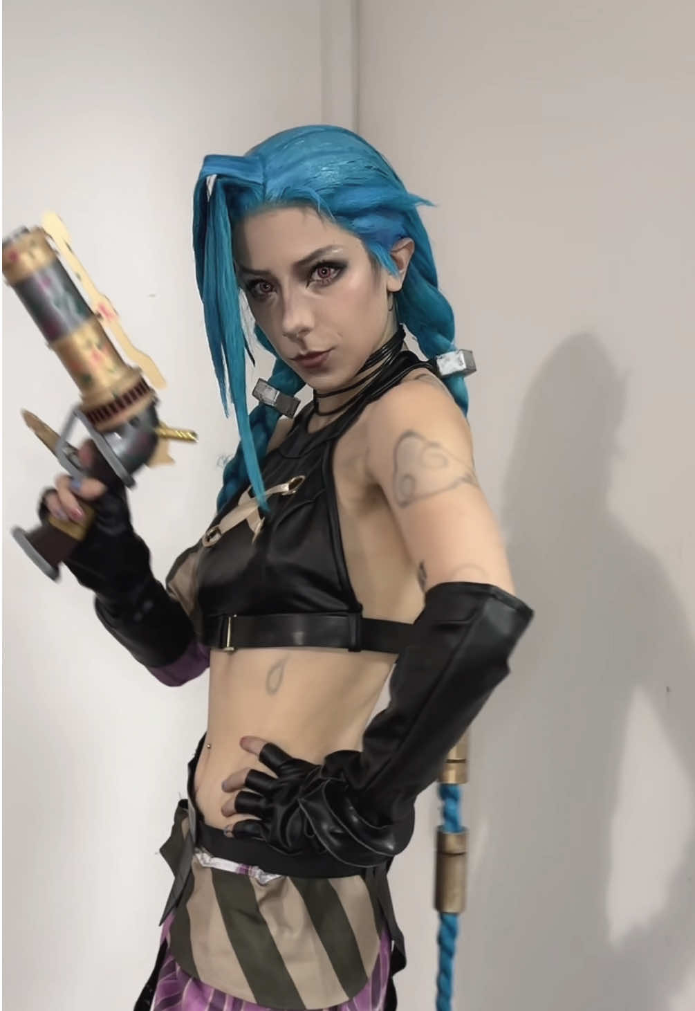 I got blessed..#jinx #jinxcosplay #arcane #arcanecosplay 