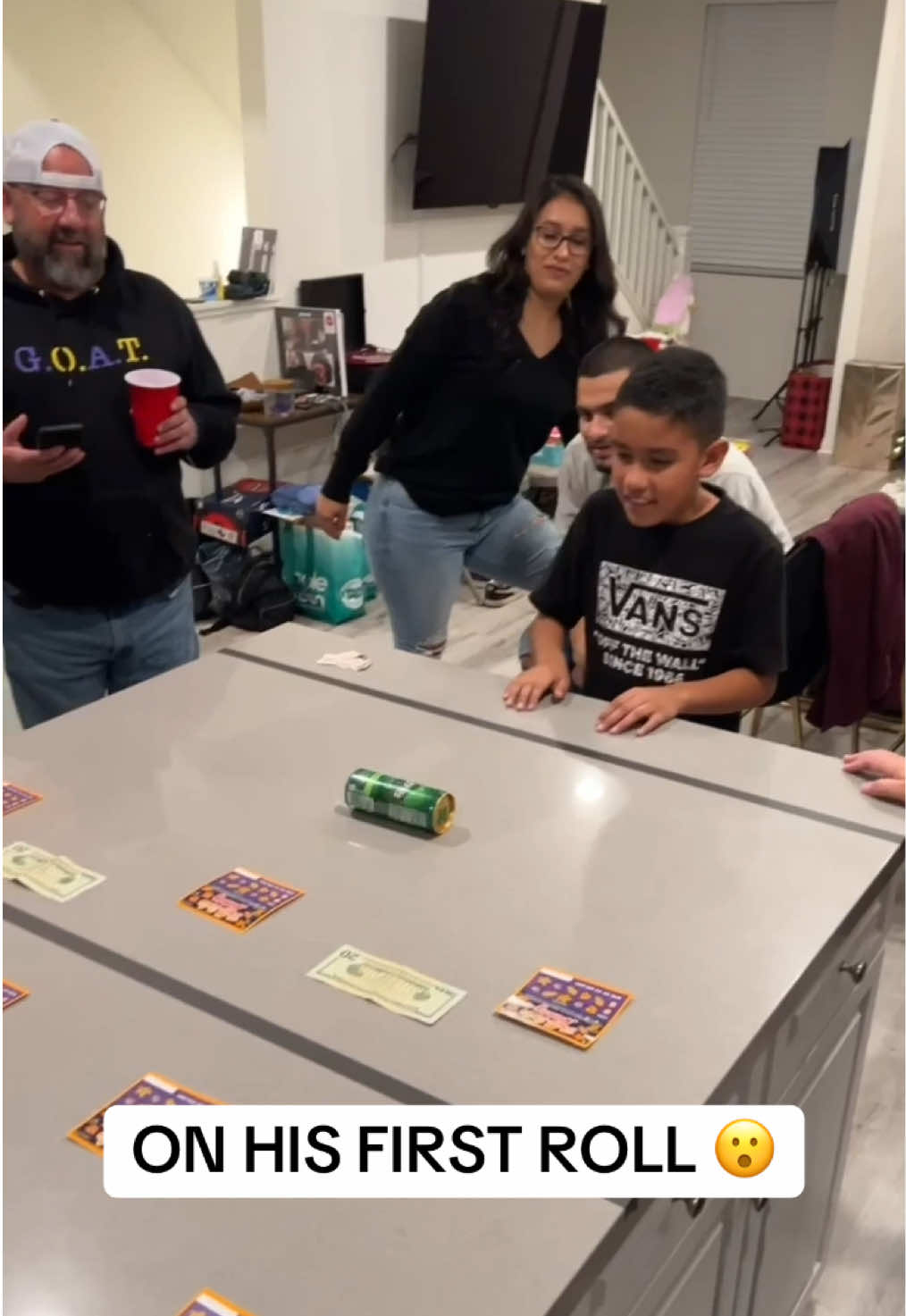 He was hyped 😂👏 (via ) #holiday #family #game 