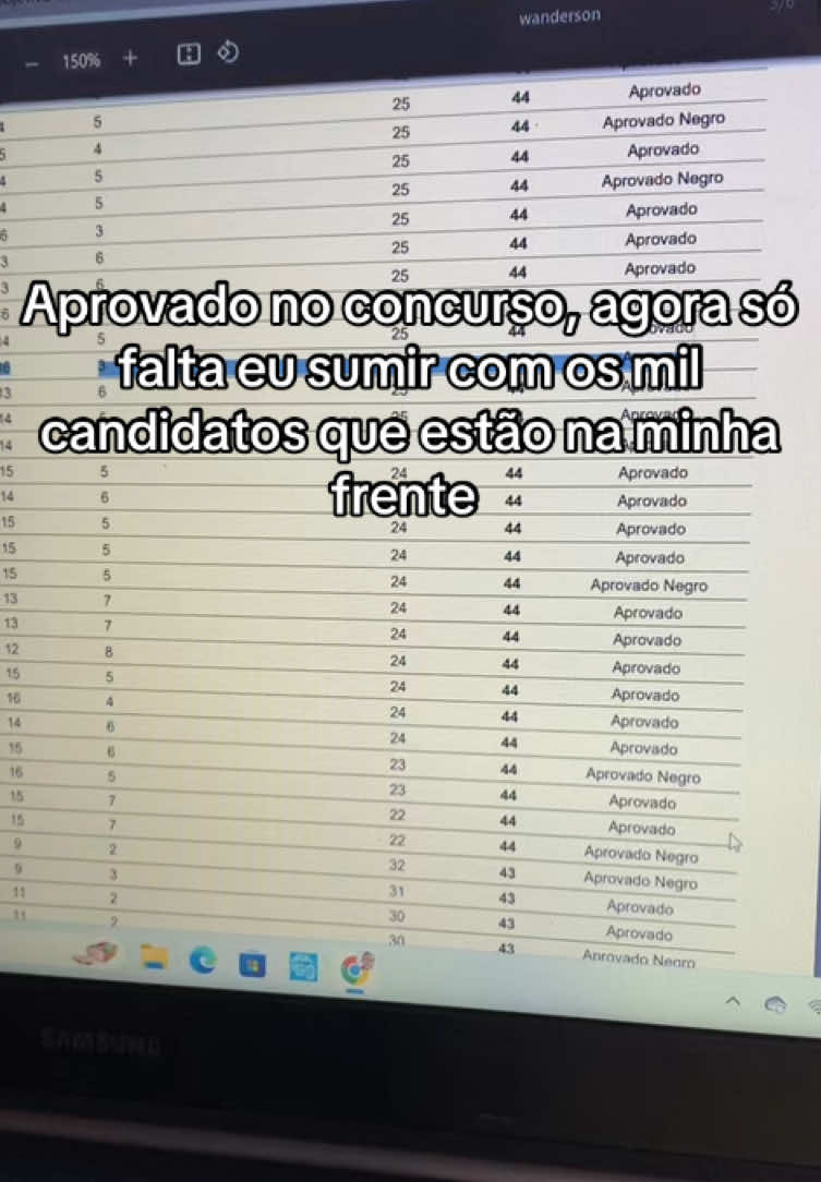 Aprovado 🙏🏻 (🤡) #concurso #fouryou 