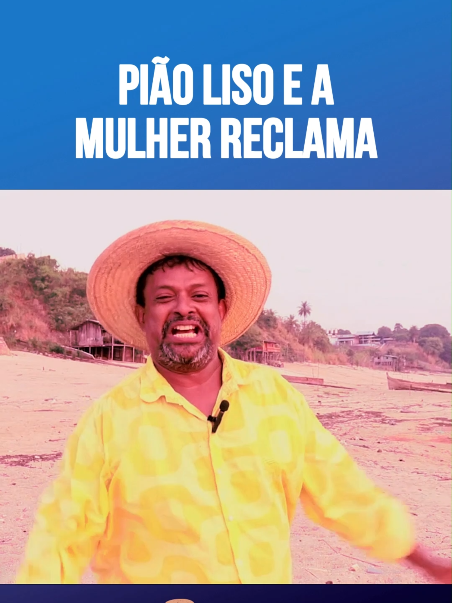 RIGICO-PIÃO LISO E A MULHER RECLAMA. #comédia #rindomuito #humortiktok #comediahumor #comediante #rigico