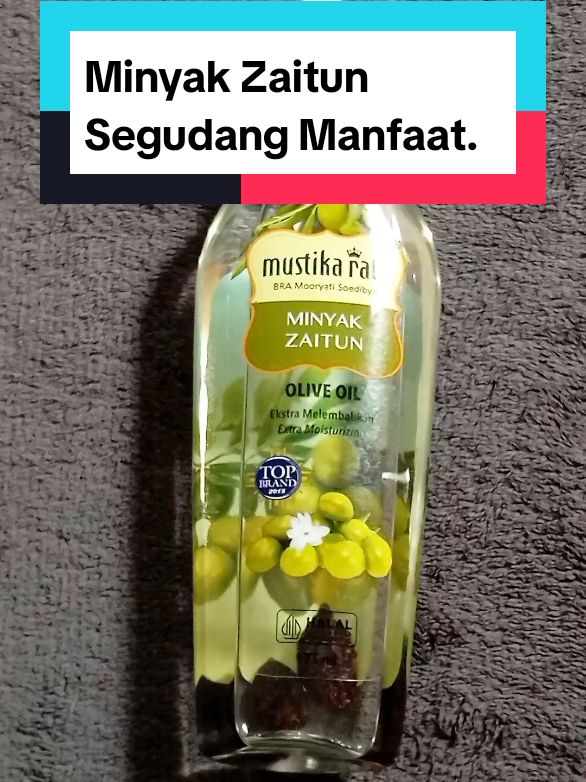 Mustika Ratu Minyak Zaitun. #minyak #zaitun #minyakzaitun #mustikaratu #perawatan #perawatankulit #perawatanrambut #minyakurut #asli 