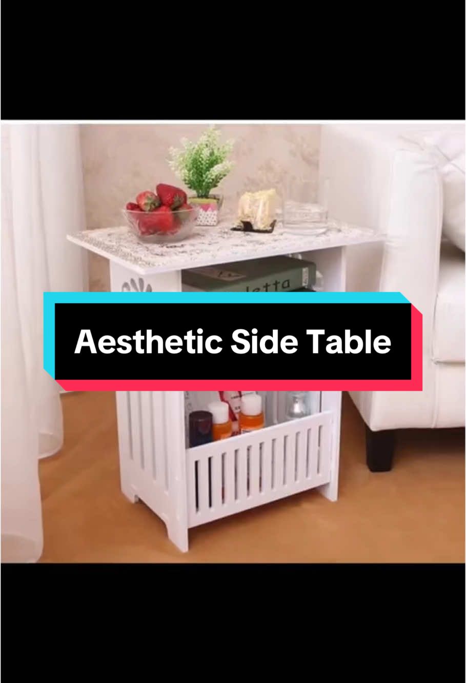 Aesthetic side table #sidetable #aesthetic #sidetablediy #clicktheyellowbag #affiliate