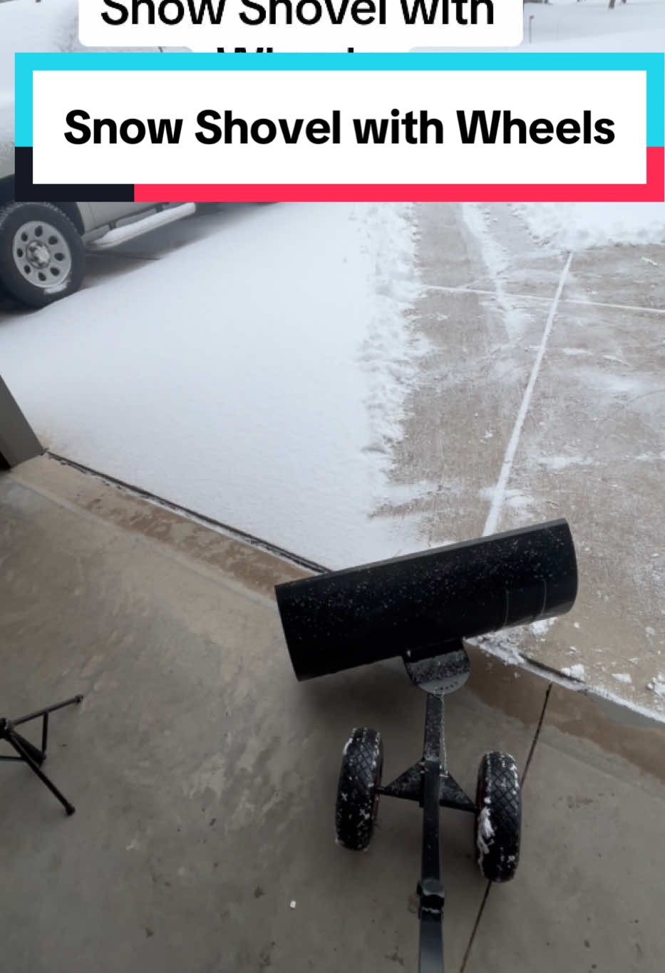 Snow Shovel with Wheels. Best snow shovel, snow plow, snow pusher! #snowshovelwithwheels #snow #snowshoveling #snowshovel #winter #wisconsin #snowstorm 