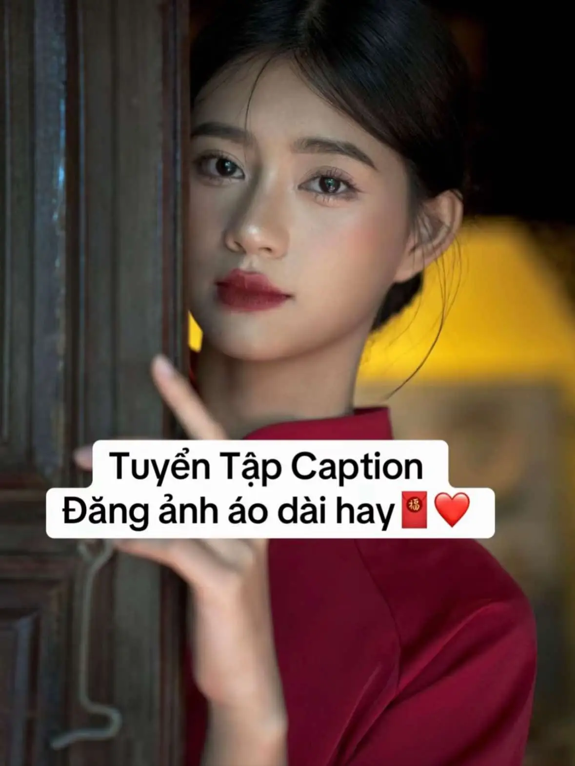 Xuân sang cây lá có cành Còn anh ở đó để dành cho em #Captionhay #chualanh #capvui #aodai 