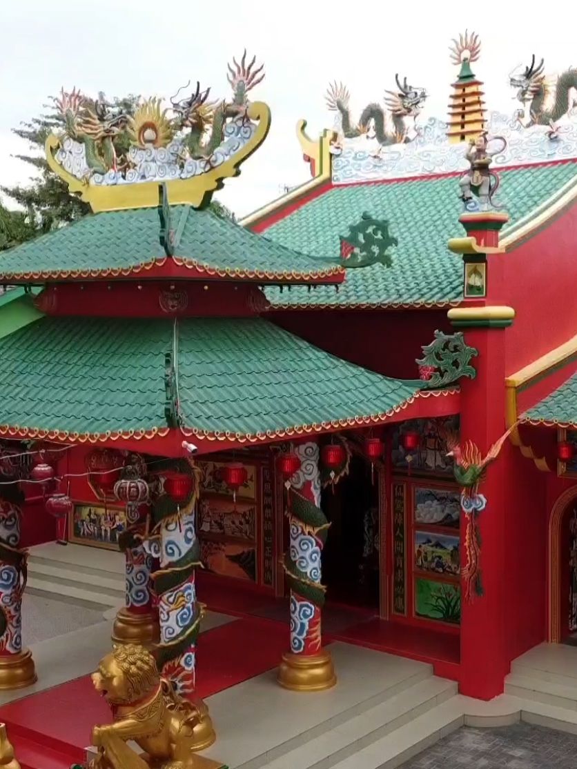 Klenteng Tham Kong Ya  #vihara #china #indonesia #klentengmedan #buddha #medan #drone #dji 