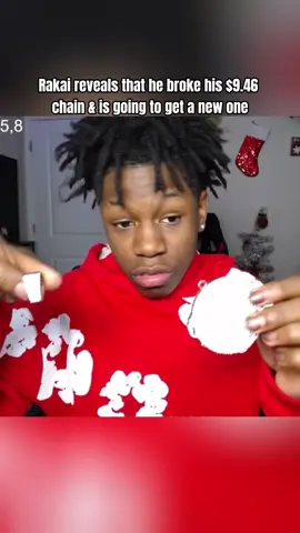 Nah he really broke his chain 😭 #rakai #fyp 