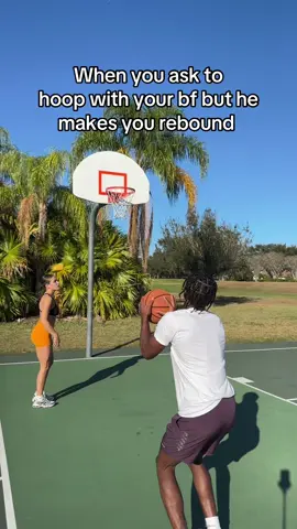 At least make a shot 😂 #couples #desandnaz #relationshipgoals #basketball #fyp #girlhooper
