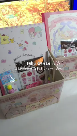 Inku Crate Japanese Stationery Box ♡ #stationery #stationeryaddict #stationeryhaul #fypシ #foryoupage #inky #inku #inkugrate #Japanese #japanesestationery #japanesebox #essentials #essentialshoodie #japaneseessential #japaneseculture #japanboxing #cutebox #unboxing 